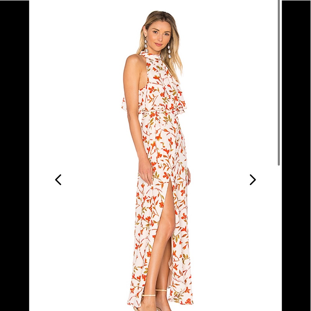 Lovers + Friends Golden Ray Maxi Dress